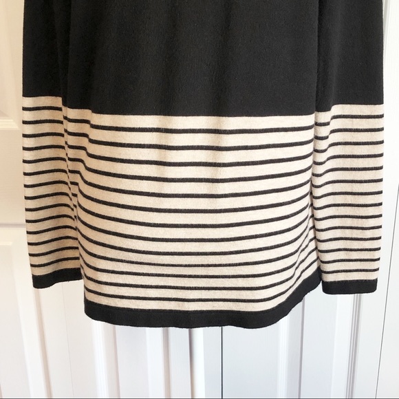 Staccato Color Blocked Stripe Open Front Cardigan Sweater - Picture 14 of 14